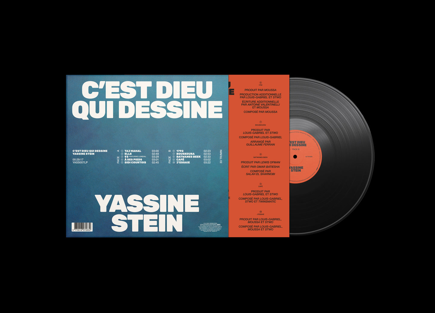 VINYLE "C'EST DIEU QUI DESSINE"